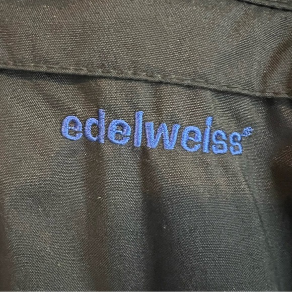 VTG 80/90s Edelweiss Skiwear Full Zip Ski Parka Jacket Coat Men S Blue Black - Picture 4 of 10